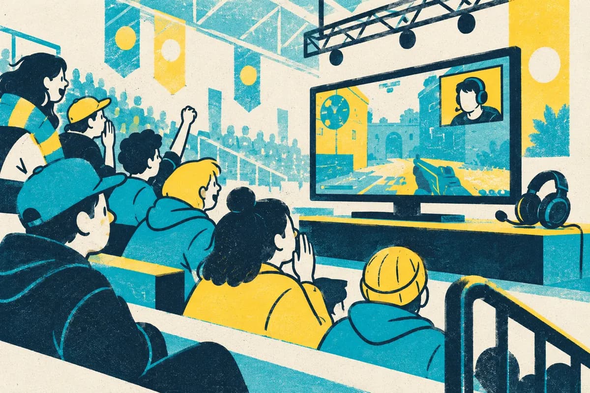 Ilustração: Espectadores na live da Twitch