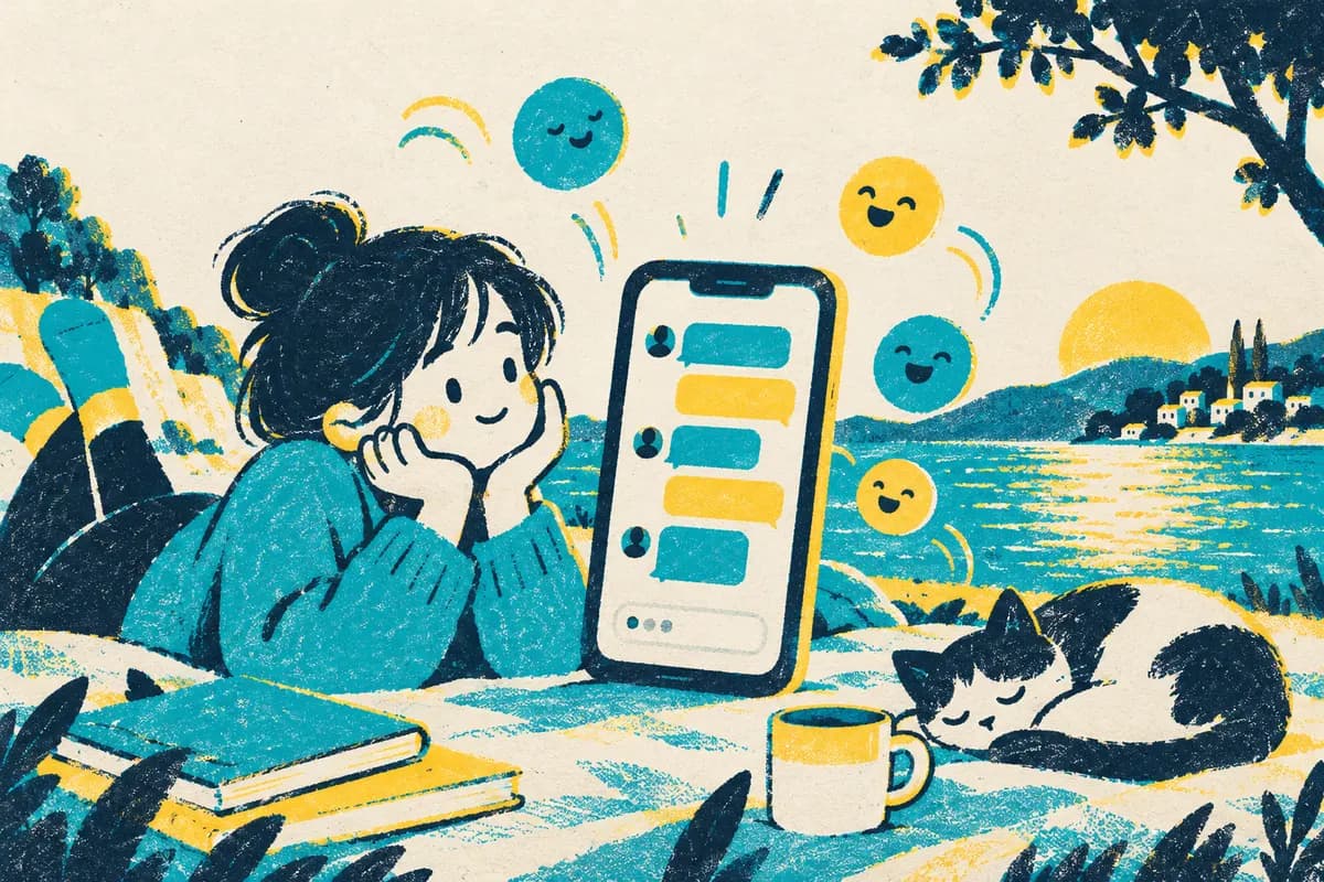 Ilustração: Reações em post do canal do WhatsApp