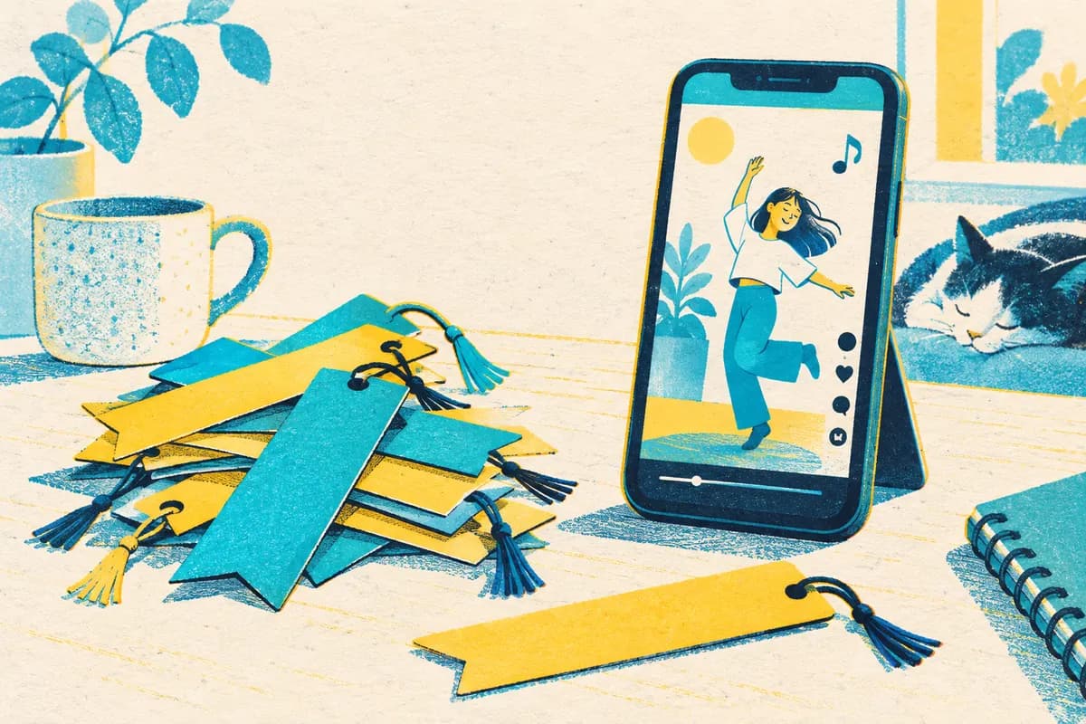 Ilustração: Salvamentos para TikTok