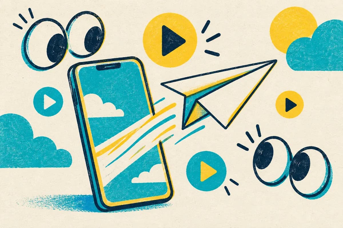 Ilustração: Visualizações no Telegram